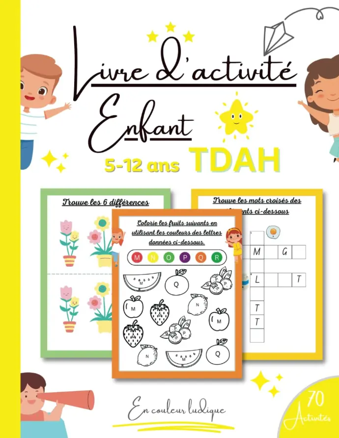 livre d'activité tdah